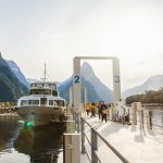 Boarding Milford cruise